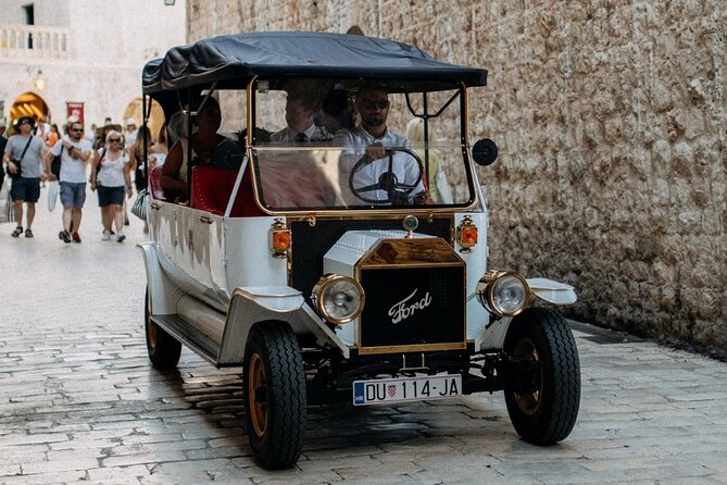 Private Sightseeing Tour in Dubrovnik with a Classic Old Car - Pile Gate and the War of Independence Monument on the Western Walls