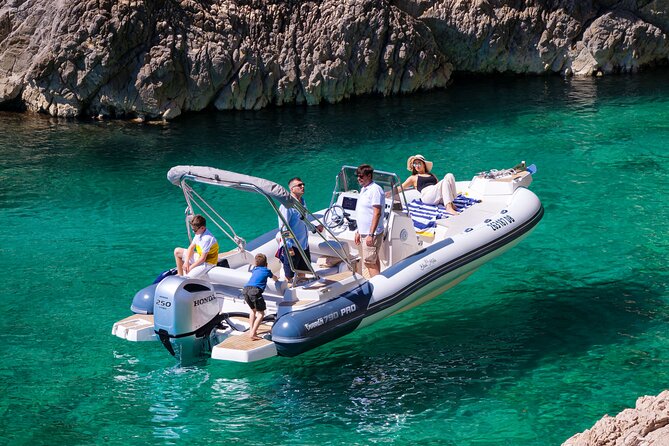 Private Speedboat Tour | Caves Beaches Islands and more - Kolocep Island: cliffs, quiet bays, and classic Elaphiti views
