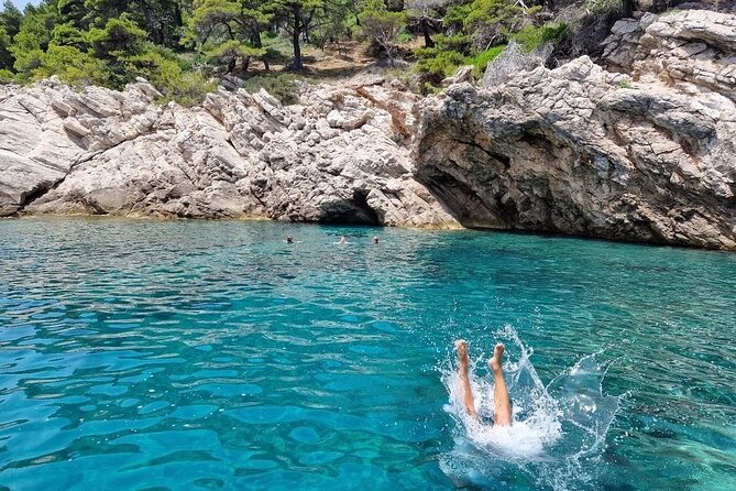 Speed Boat Tour to Elaphiti Caves and Sandy Beach from Dubrovnik - Three connected caves: the swim-through stop that defines the day