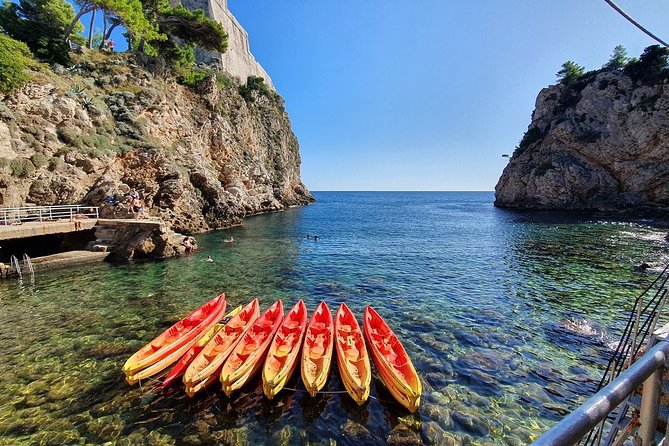 Sunset Sea Kayaking and Wine Dubrovnik - Getting set up with your guide, then paddling the coast